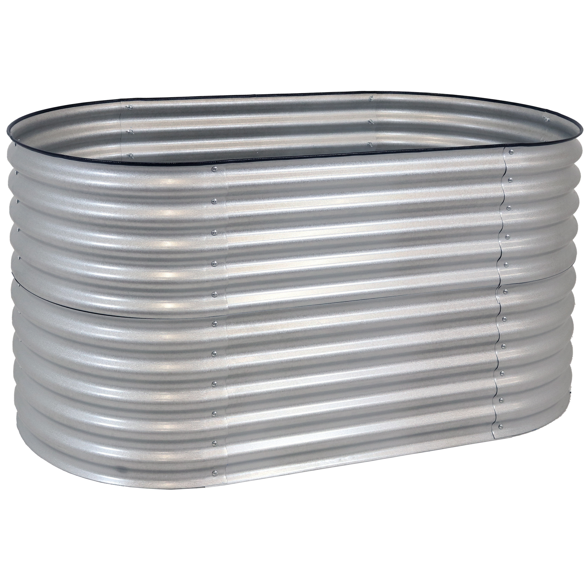 Sunnydaze Decor, Oval Stand-Up Raised Garden Bed, Material Steel, Model# HST-884